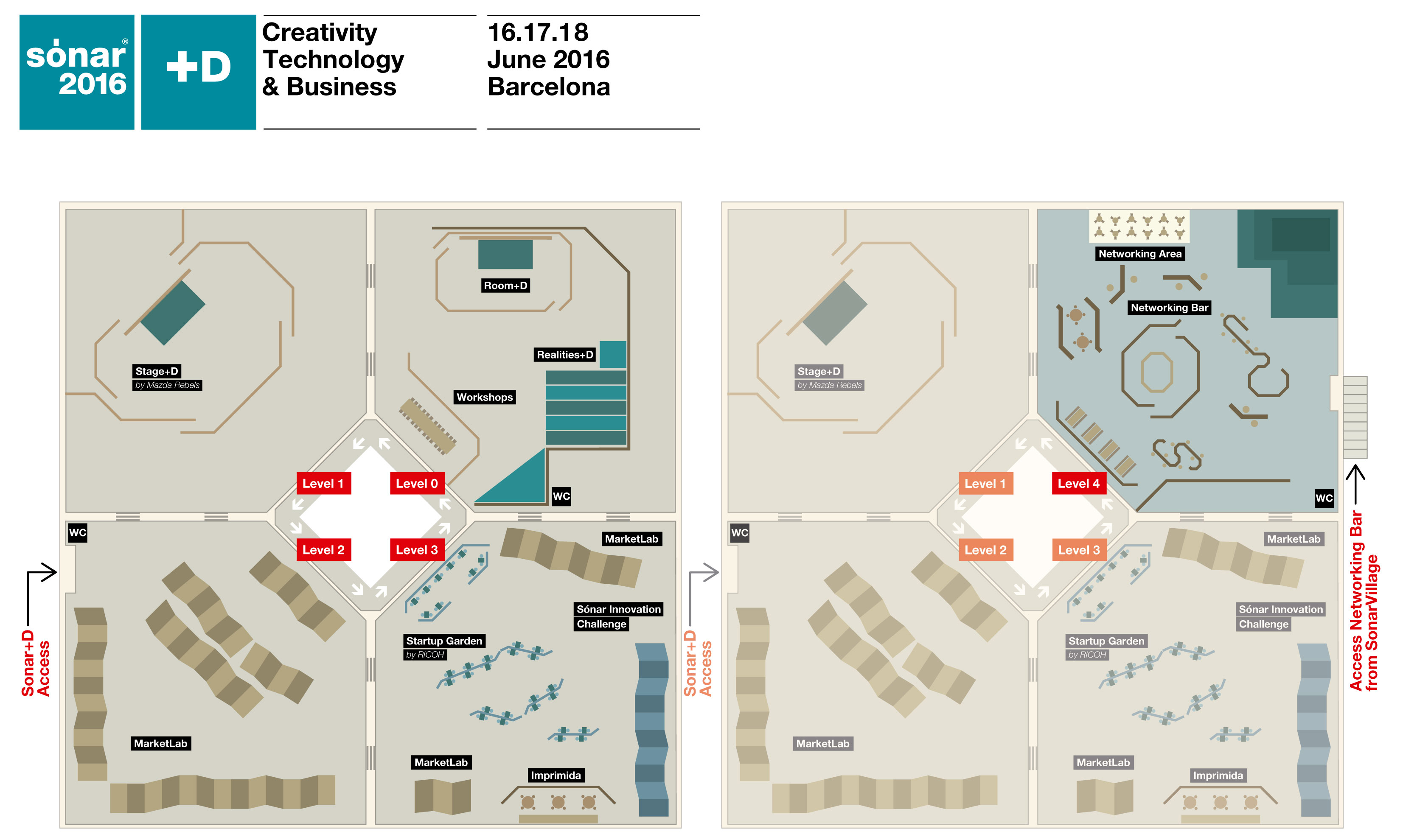 Sónar Festival Map