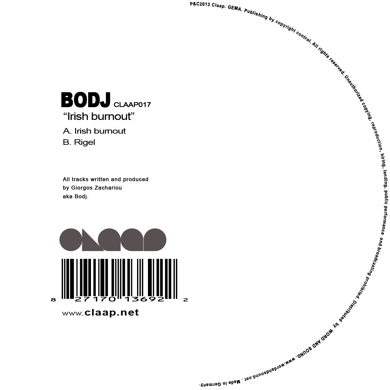 BODJ – IRISH BURNOUT