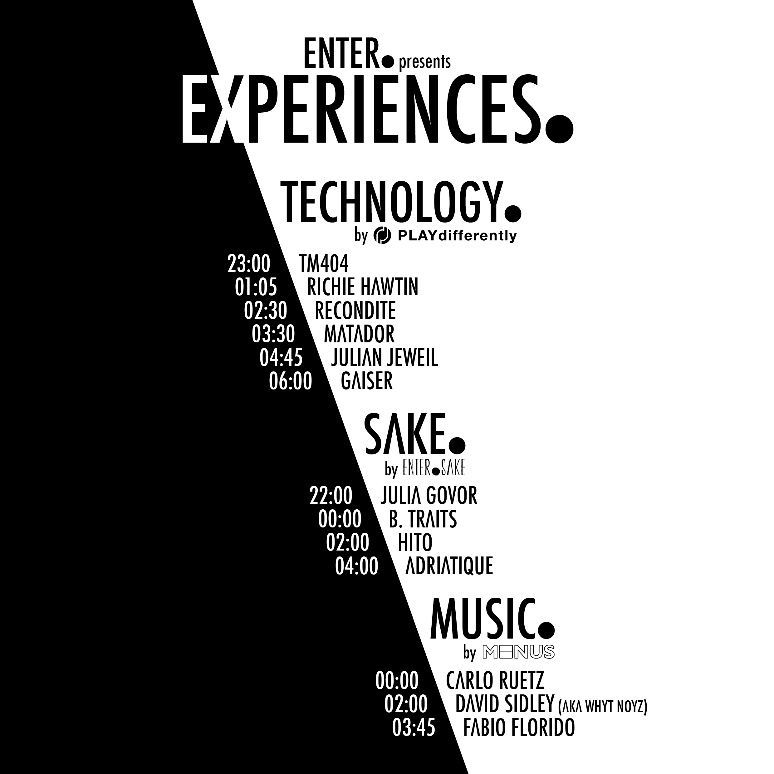 ADE OVERVIEW: MODEL 1 & ENTER.EXPERIENCES