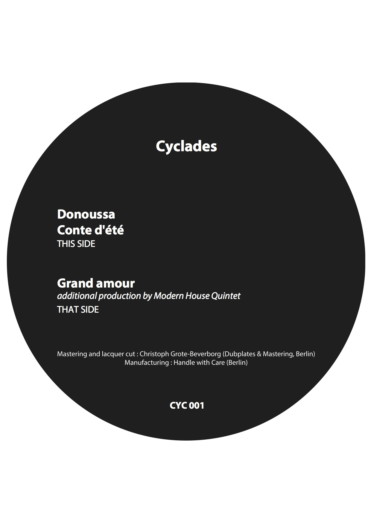 CYCLADES - DONUSSA 