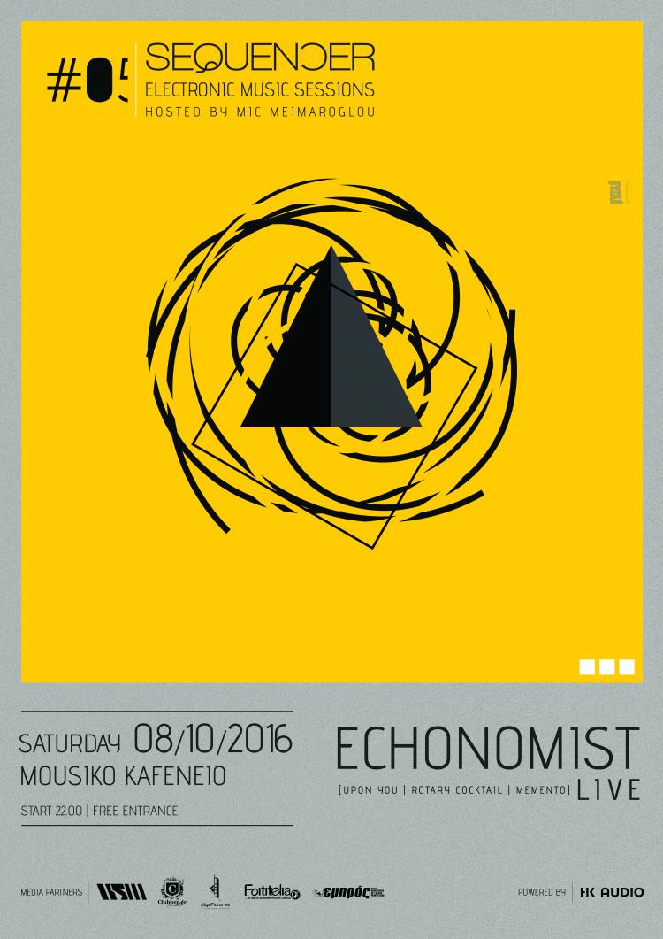 Sequencer Sessions presents Echonomist live performance Sequencer Sessions presents Echonomist live performance