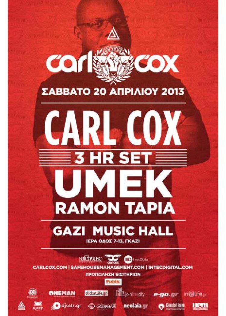 Carl Cox – The Revolution Recruits from Ibiza Carl Cox – The Revolution Recruits from Ibiza