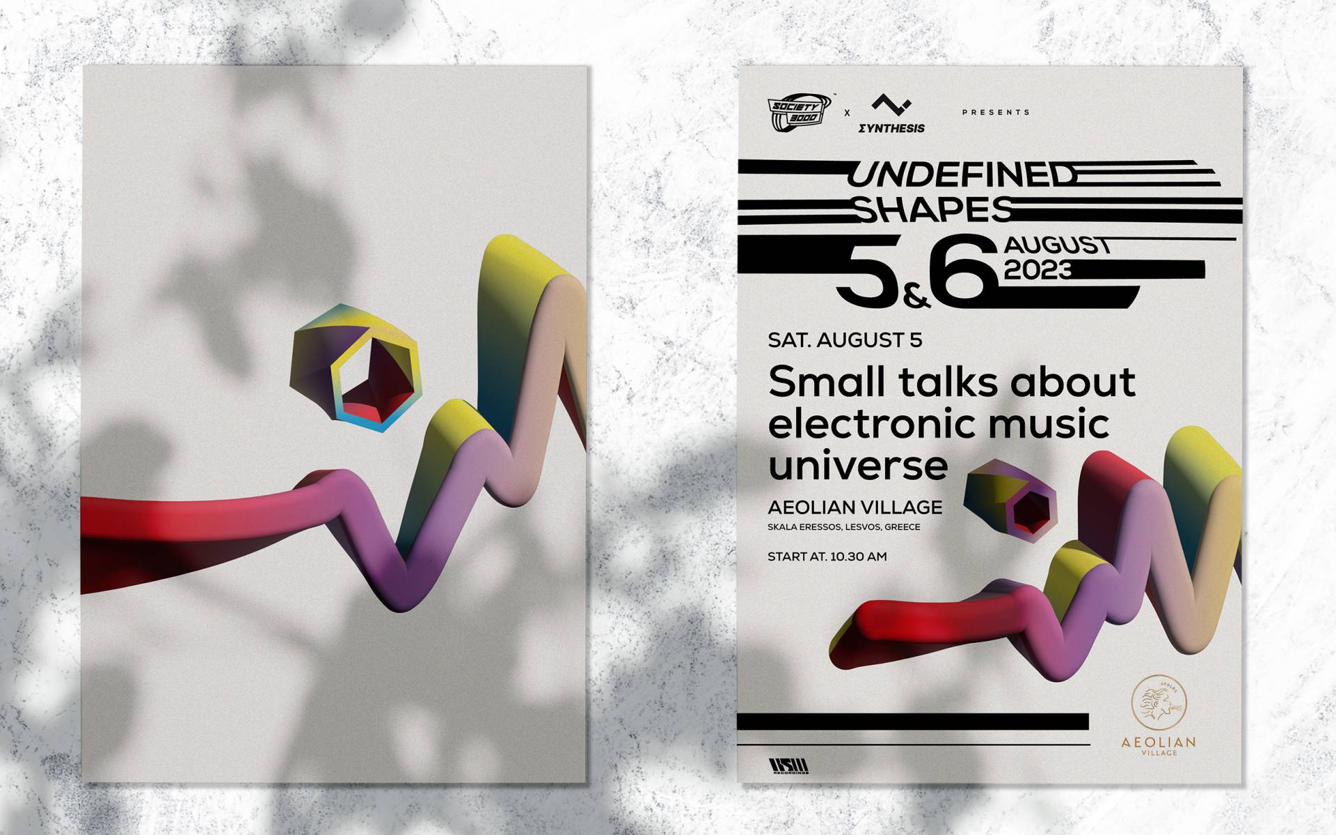 Small talks about electronic music universe - ΣΥΝTHESIS x SOCIETY 3000