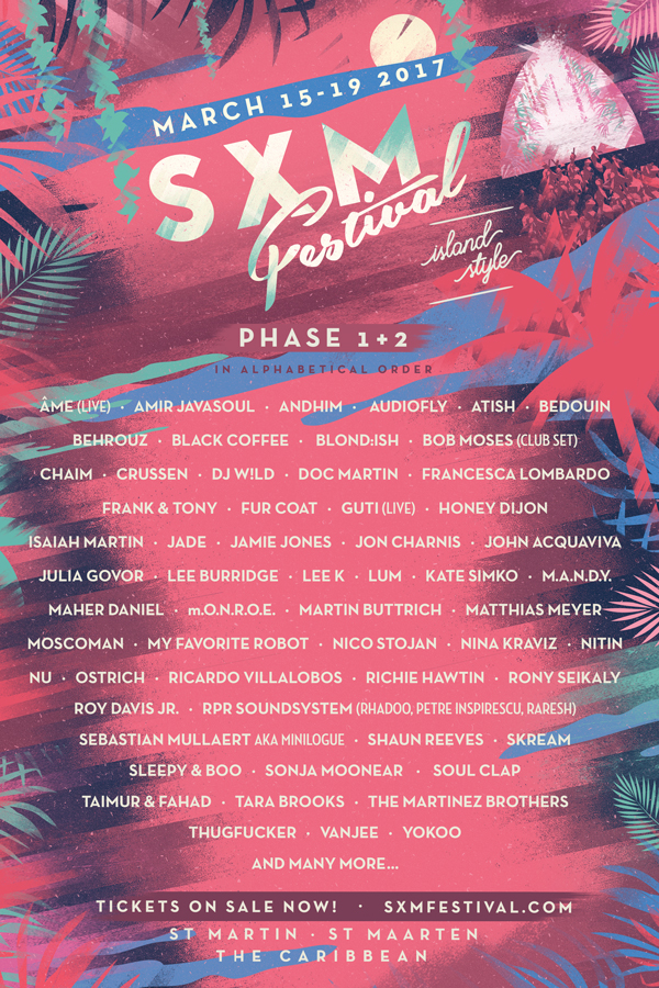SXM Festival on the Caribbean Island 